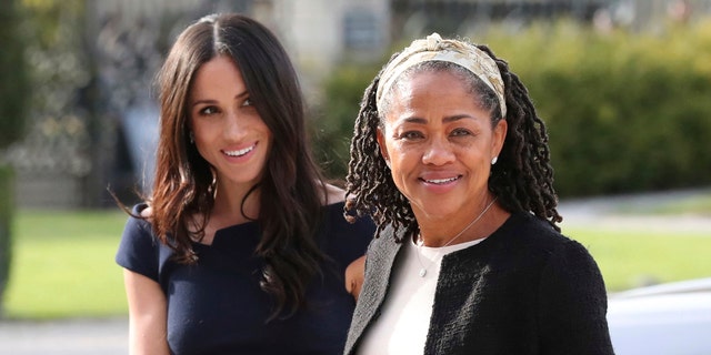 Meghan Markle, Duchess of Sussex, with her mother, Doria Ragland, who spends time with the royals in Los Angeles.