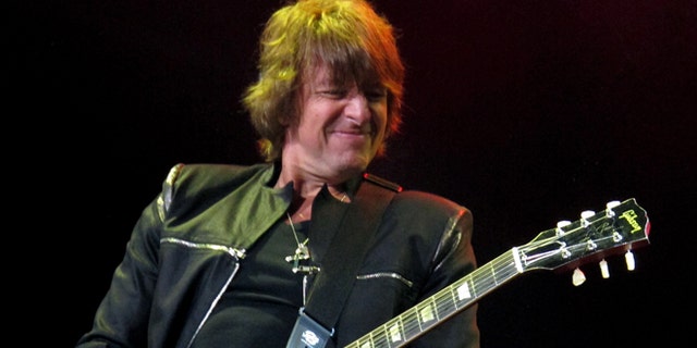 May 20, 2012: This file photo shows Bon Jovi guitarist Richie Sambora performing at the Bamboozle Festival in Asbury Park N.J.