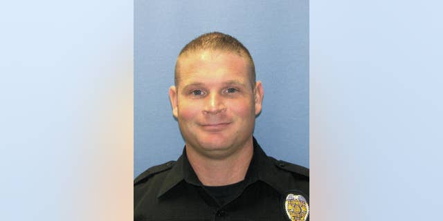 This photo provided by the Little Rock (Ark.) Police Department shows Officer Dennis Hutchins. Police said in a news release Wednesday, Oct. 26, 2016 that Officer Dennis Hutchins shot 46-year-old Roy Lee Richards while Richards chased another man and pointed a long gun at the man’s back.  (Little Rock (Ark.) Police Department via AP)