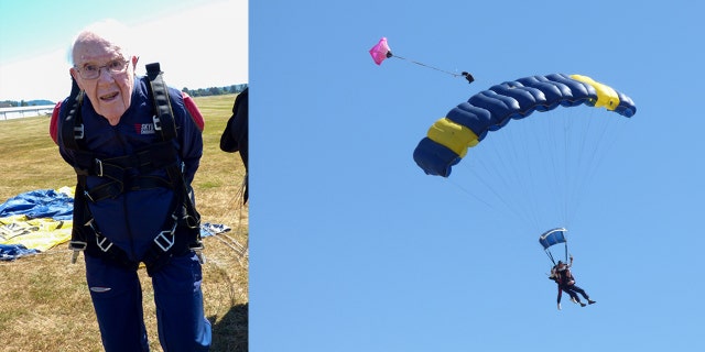 On July 22, Robert “Stu” Williamson went skydiving to commemorate his milestone birthday.