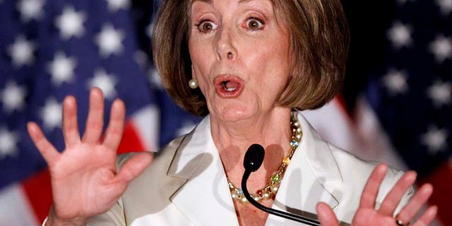 House Speaker Nancy Pelosi of Calif., speaks to supporters at an election night party in Washington, Tuesday, Nov. 2, 2010. (AP Photo/Alex Brandon)