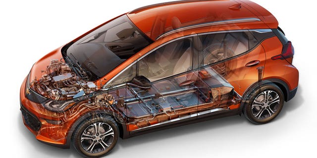 Cutaway of Chevrolet Bolt