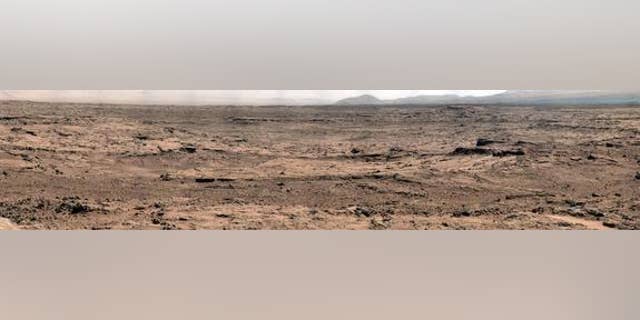 This panorama is a mosaic of images taken by the Mast Camera (Mastcam) on NASA's Mars rover Curiosity while the rover was working at a site called "Rocknest" in October and November 2012.