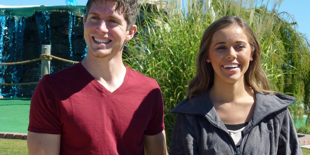Ben Seewald (left) and Jessa Duggar on TLC's "19 Kids and Counting." The couple shared a statement regarding her brother, Josh, and the recent charges against him.
