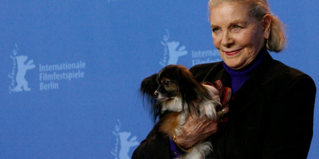 Lauren Bacall in her later years.