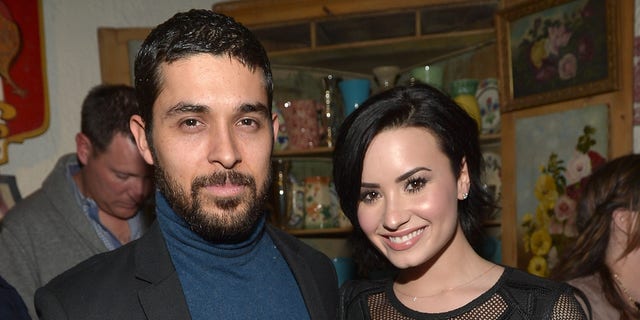 Wilmer Valderrama and Demi Lovato on January 20, 2015 in Los Angeles, United States.