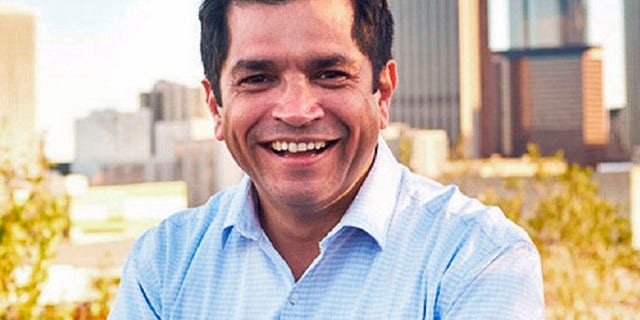 his undated file photo provided by the Jimmy Gomez For Congress campaign shows California state Assemblyman Jimmy Gomez in Los Angeles.