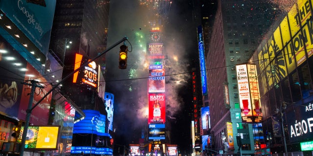 The evening's events typically include musical performances and the iconic ball drop to signify the new year. (Associated Press)