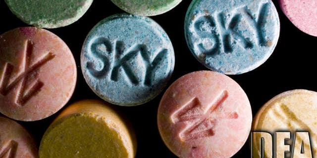 Ecstasy pills, which contain MDMA as their main chemical, are pictured in this undated handout photo courtesy of the United States Drug Enforcement Administration (DEA).