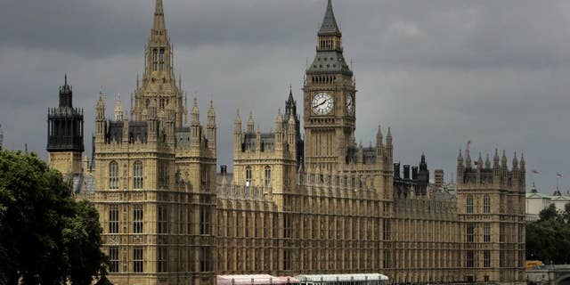 A general view of the Houses of Parliament on the river Thames in London. (Associated Press)