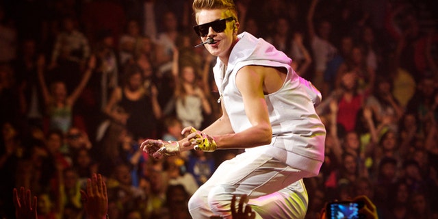 Oct. 8, 2012: Justin Bieber performs at the Rose Garden in Portland, Ore.