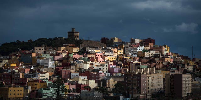 The Spanish enclave of Melilla's suburb 'La Canada' on January 22, 2015.