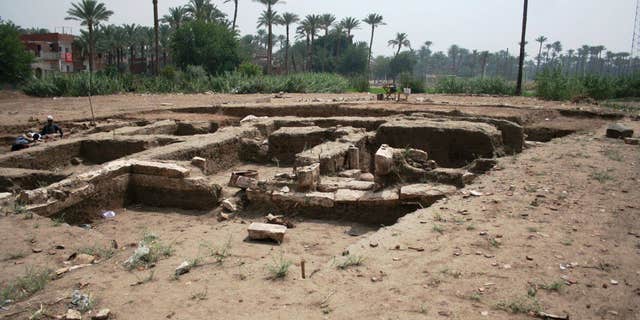 The building was once part of Memphis, Egypt's ancient capital.