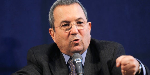 Israel's Defense Minister Ehud Barak answers a question during a joint news conference with Defense Secretary Robert Gates, not pictured, in Tel Aviv, Israel, Thursday, March 24, 2011. (AP)
