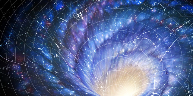 Massive objects, such as galaxies, warp space-time, according to Einstein's theory of general relativity. Credit: University of Warwick