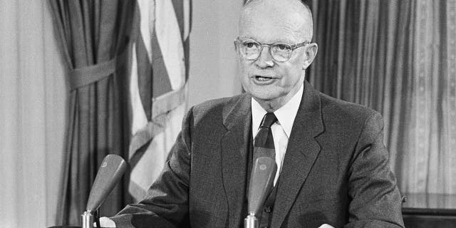 Former President Dwight Eisenhower, who served as President of the United States from 1953 to 1961.