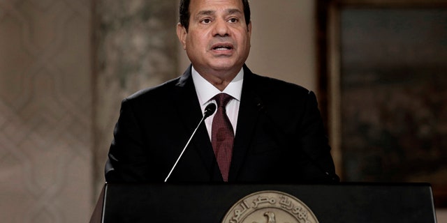 Egyptian President Abdel-Fattah el-Sissi said Wednesday that Iran must stop "meddling" in the region's affairs and asking for dialogue so that the security of Arab Gulf countries is not be threatened.