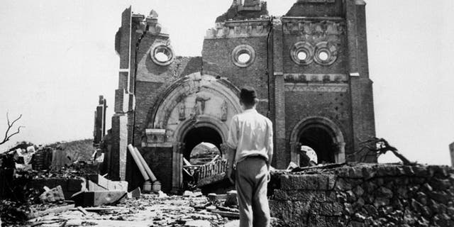Much of Tokyo, including Nagasaki, seen here in a Sept. 13, 1945, photo, was still in ruins when Fischel arrived.