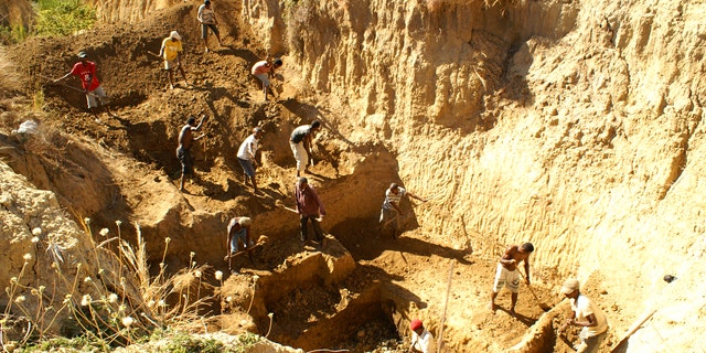 The Christmas River dig site in Madagascar (Credit: ZSL)