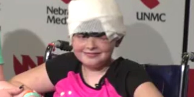 Elizabeth 'Lulu' Gilreath smiles at a press conference Friday.