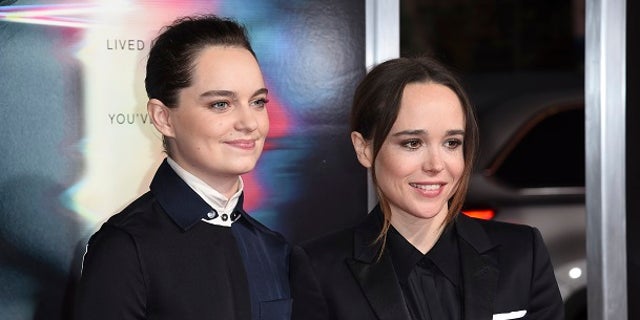 Actress Ellen Page (right) and her partner, dance teacher Emma Portner (left).