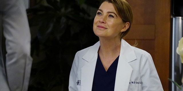 Ellen Pompeo as Meredith Grey on "Grey's Anatomy."
