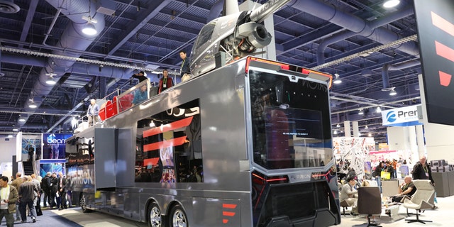 The Elysium takes center stage on the showroom floor.