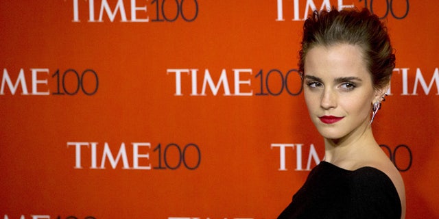 April 21, 2015. Actress Emma Watson arrives for the TIME 100 Gala in New York.