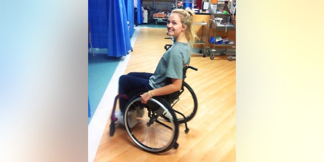 Doctors told Carey she would never be able to walk again, but she defied the odds and began taking her first steps four months after her 2013 accident.