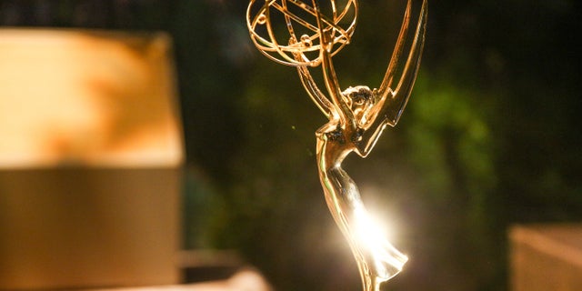 An Emmy statuette is displayed inside the Governor's Ball at the 2016 Primetime Emmy Awards Press Preview Day at the Los Angeles Convention Center on Wednesday, Sept. 14, 2016, in Los Angeles. (Photo by Rich Fury/Invision/AP)