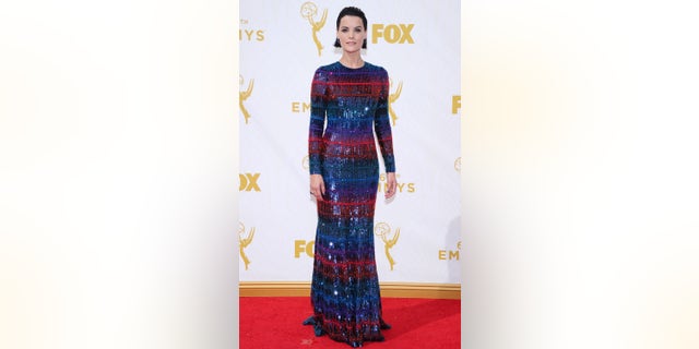 IMAGE DISTRIBUTED FOR THE TELEVISION ACADEMY - Jaimie Alexander arrives at the 67th Primetime Emmy Awards on Sunday, Sept. 20, 2015, at the Microsoft Theater in Los Angeles. (Photo by Vince Bucci/Invision for the Television Academy/AP Images)
