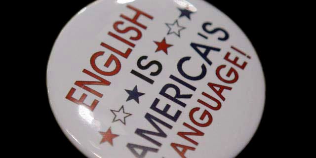 Pins supporting the republican party are seen on a delegate during the opening session of the Republican National Convention in St. Paul, Minn., Monday, Sept. 1, 2008. (AP Photo/Jae C. Hong)