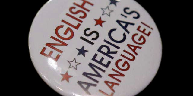 Pins supporting the republican party are seen on a delegate during the opening session of the Republican National Convention in St. Paul, Minn., Monday, Sept. 1, 2008. (AP Photo/Jae C. Hong)