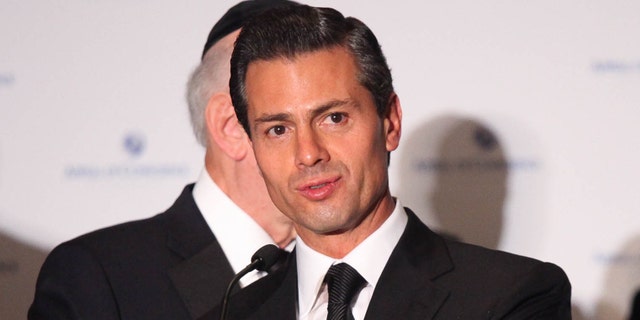 NEW YORK, NY - SEPTEMBER 23: Mexican President Enrique Pena Nieto attends 2014 Appeal of Conscience Foundation Awards at The Waldorf=Astoria on September 23, 2014 in New York City. (Photo by Rob Kim/Getty Images)