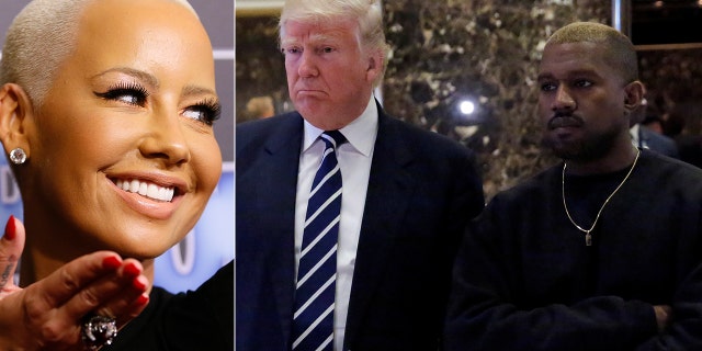 Amber Rose weighed in on Kanye West's support of President Trump.