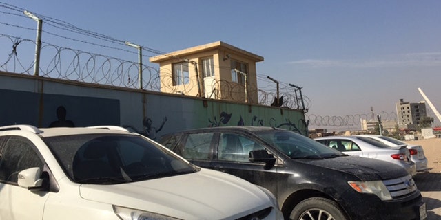 A watchtower at the Women and Children's Prison of Erbil. (Photo: Hollie McKay/FoxNews.com)