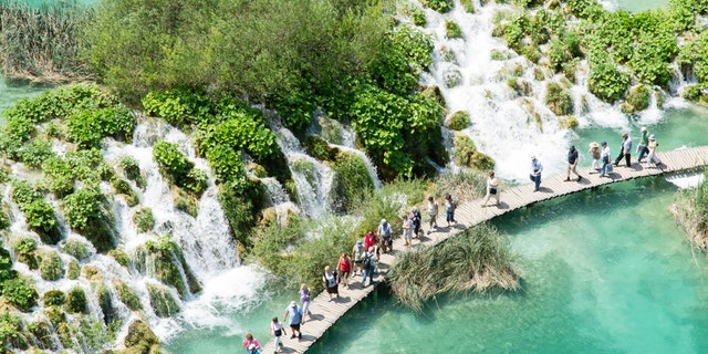 Plitvice Lakes National Park in Croatia has seen a surge in visitors in recent years.