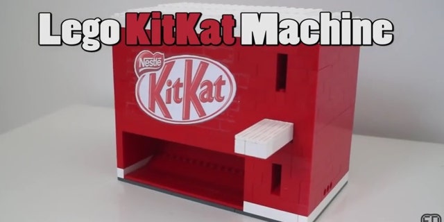 This Lego candy dispenser actually works.