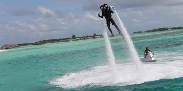 The jetpack in action.
