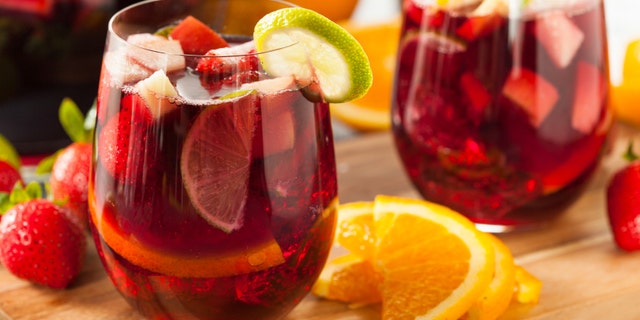 Make a sangria to cover the taste of slightly undrinkable wine.