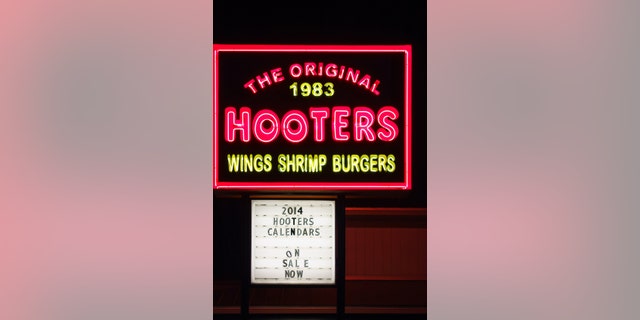 Neon sign at the original 1983 Hooters Restaurant in Clearwater, Florida, USA