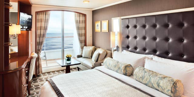 Inside one of the Serenity's luxuriously appointed suites.