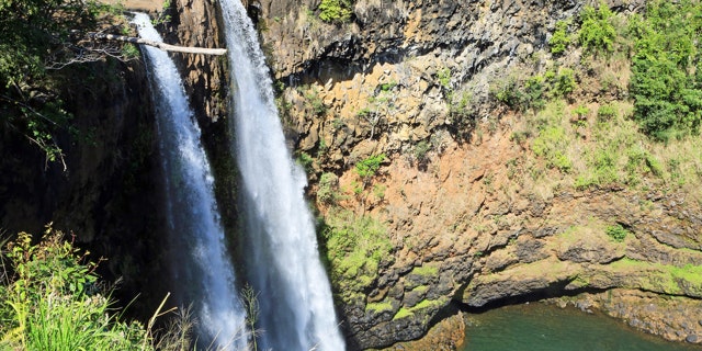 Wailua Falls on the Hawaiian island of Kauai are some of the state's tallest.