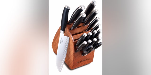 This 17-piece cutlery set from Calphalon may have defective knives.