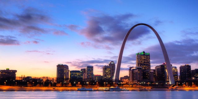 View of the Gateway Arch - St Louis, Missouri