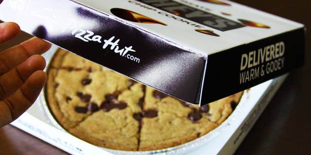 This giant cookie is a communal dessert.