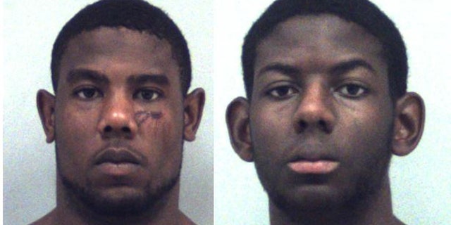 Christoper Ervin, left, and Cameron Ervin are accused of attacking their parents with a knife.