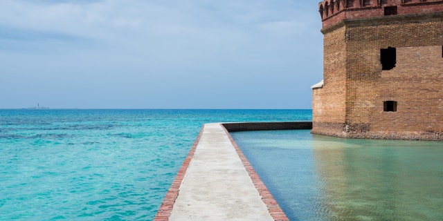 Garden Key on Dry Tortugas islands off the coast of Key West, Florida Keys, Florida USA.