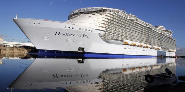 The Harmony of the Seas is the world's largest cruise ship.