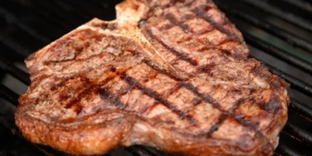 T-Bone Steak on the Grill